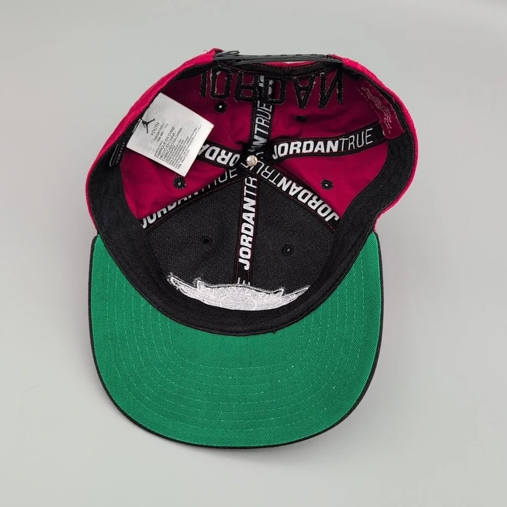 Air Jordan Wings‎ Snapback Cap Hat Youth Red Black Adjustable Basketball